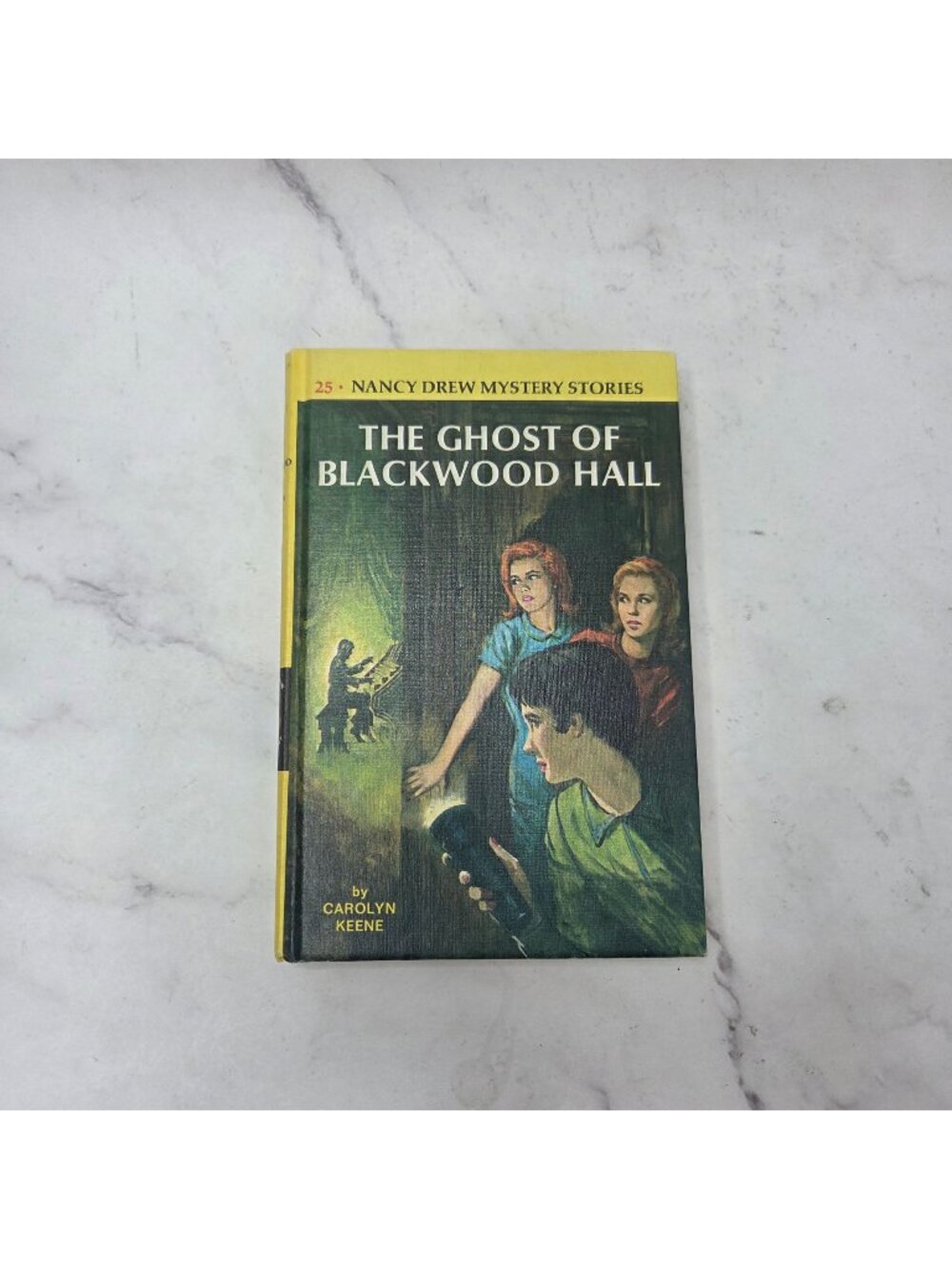 VTG Nancy Drew Mystery Book The Ghost of Blackwood Hall #25 Matte Yellow 1967